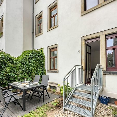 Design 2R Apartment Dresden Neustadt - Garten - Elbnahe - Airport Buitenkant foto